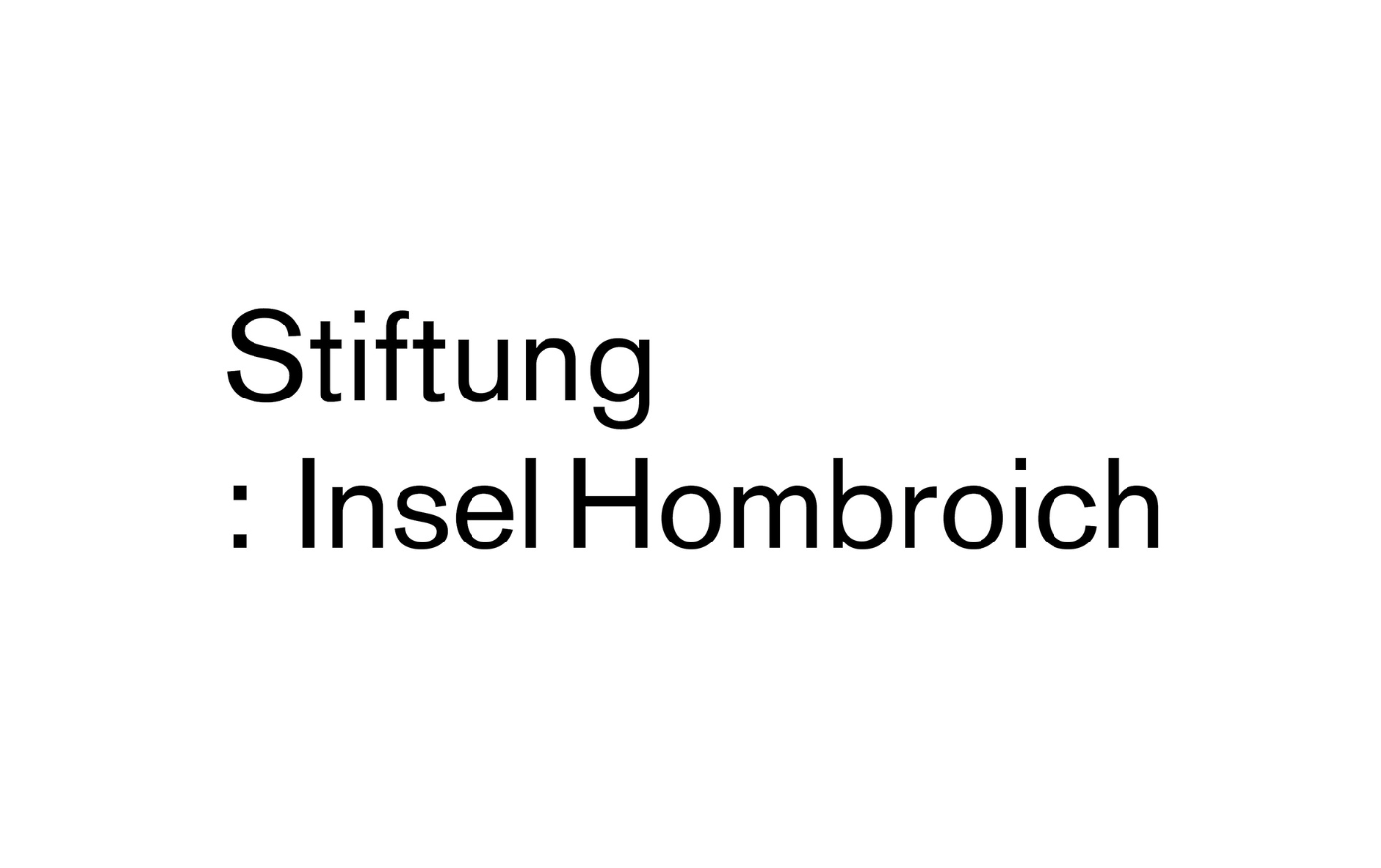 Stiftung Insel Hombroich
